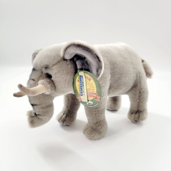 Adventure Planet Heirloom Collection Standing Elephant Stuffed Animal 12" NEW - Picture 1 of 12